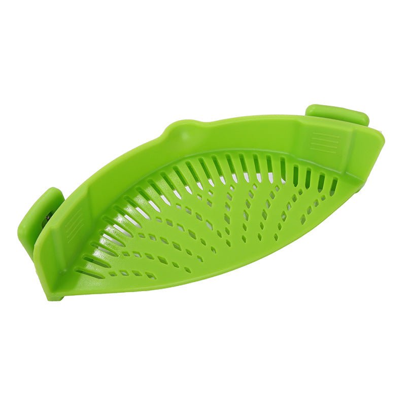 Silicone Clip-on for Pots, Pans, Bowls | Strainer/Colander for Draining Liquid - OhThatsNeat