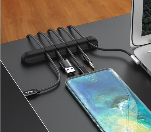 Silicone USB Cable Organizer - OhThatsNeat