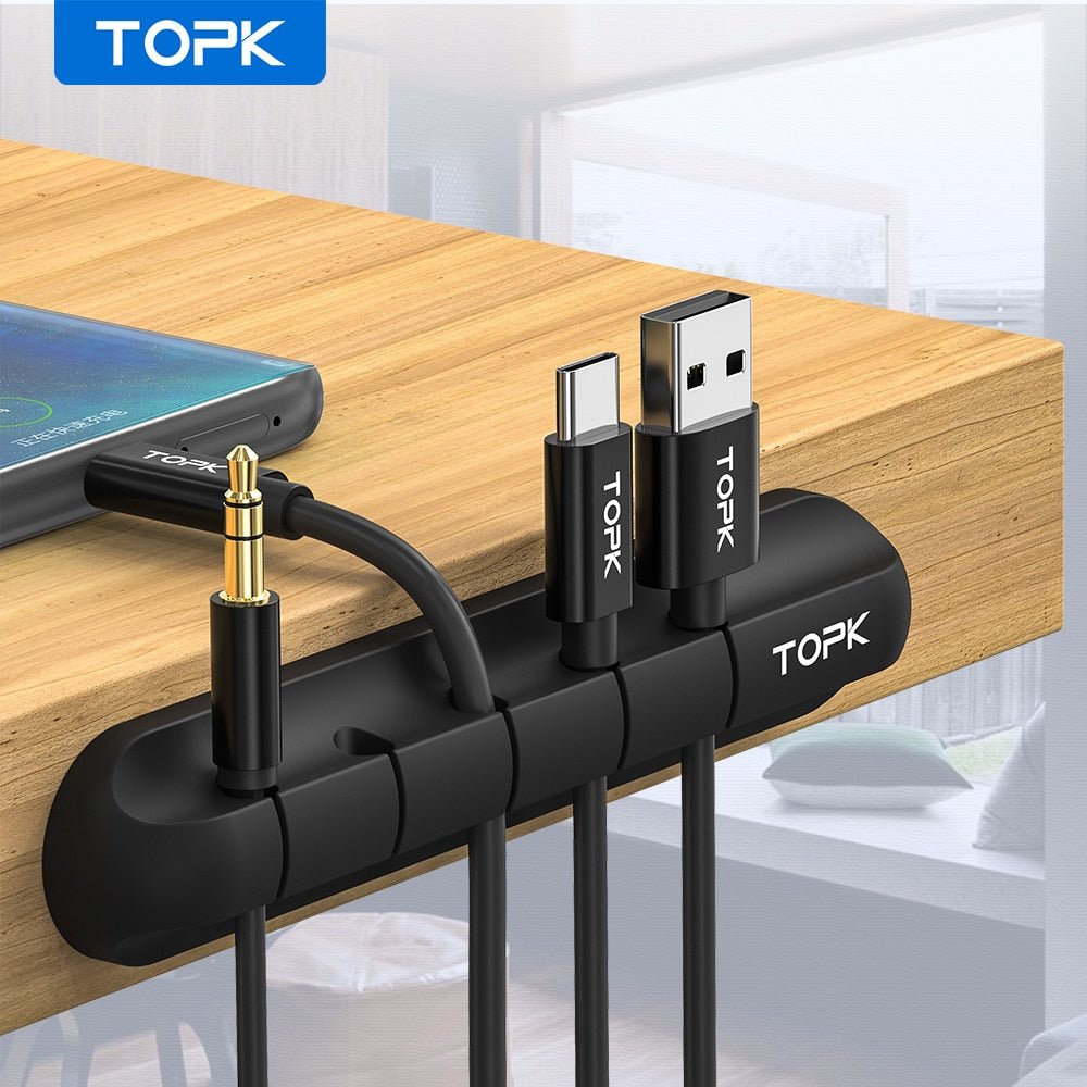 Silicone USB Cable Organizer - OhThatsNeat