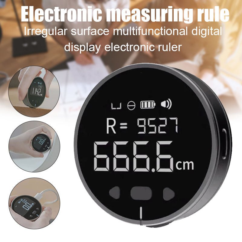 Electronic Measuring "Tape" Roller | High Definition Digital LCD Readout - OhThatsNeat