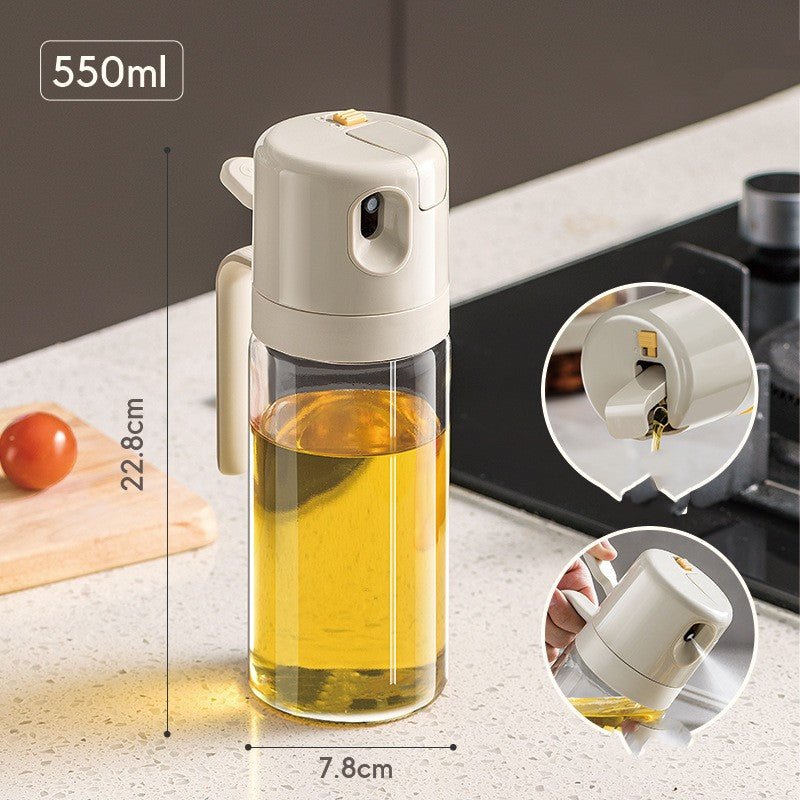 2 In 1 Oil / Vinegar Mister Bottle & Dispenser - OhThatsNeat