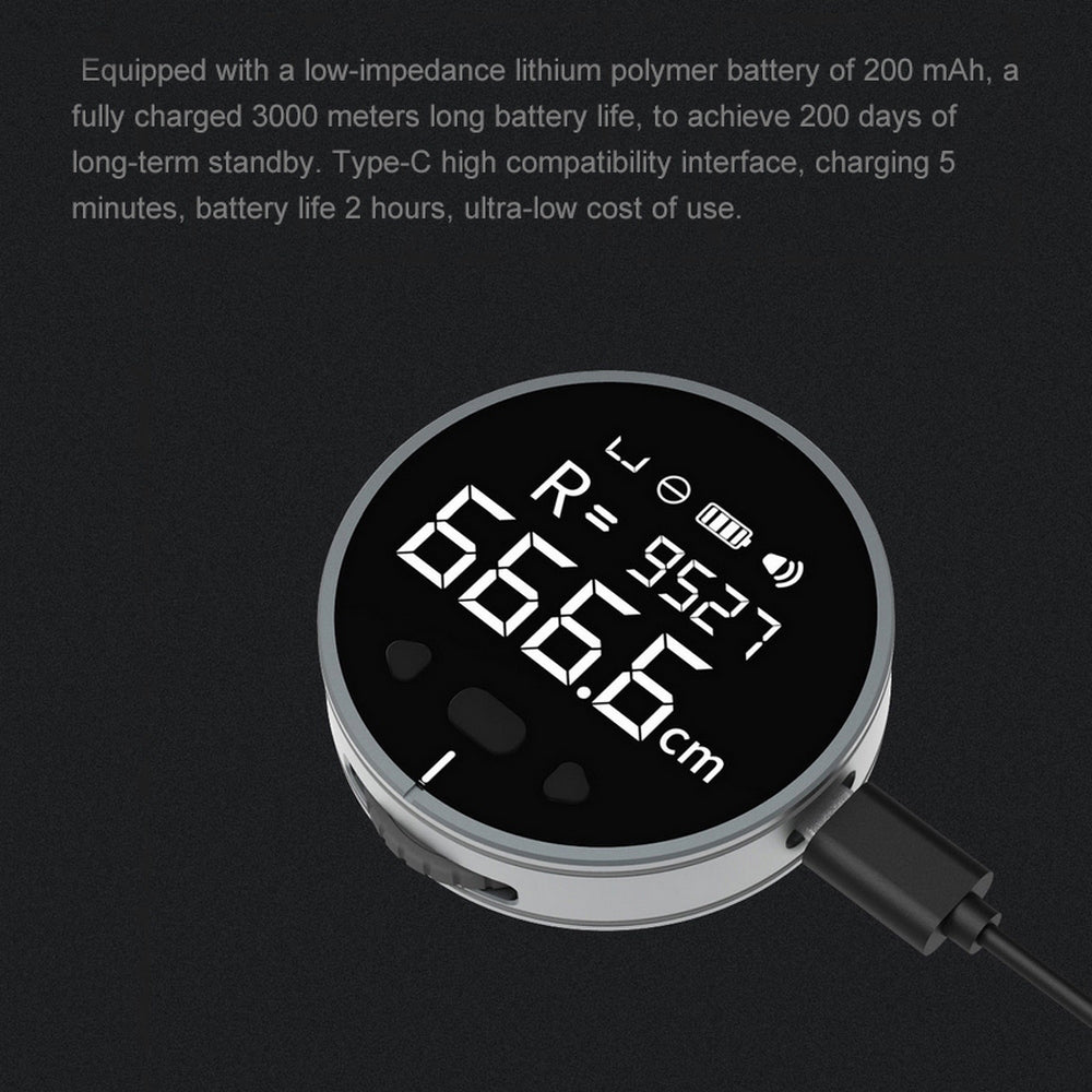 Electronic Measuring "Tape" Roller | High Definition Digital LCD Readout - OhThatsNeat
