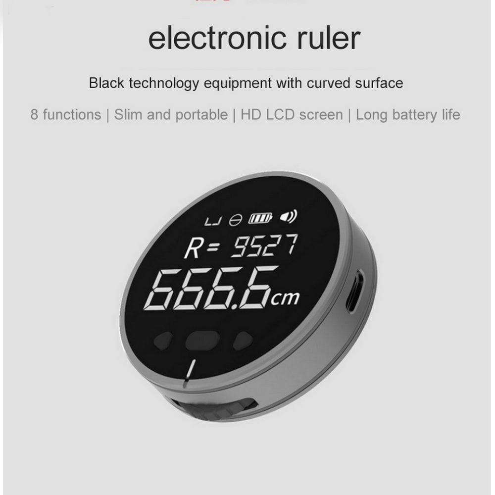 Electronic Measuring "Tape" Roller | High Definition Digital LCD Readout - OhThatsNeat